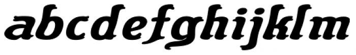 Flinscher Black Italic Font LOWERCASE