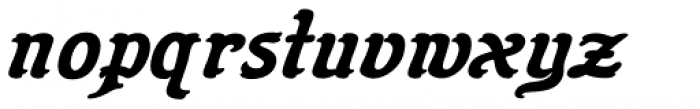 Flinscher Bold Italic Font LOWERCASE