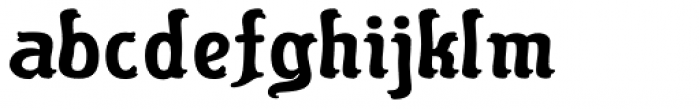 Flinscher Bold Font LOWERCASE
