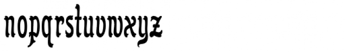 Flinscher Condensed Font LOWERCASE
