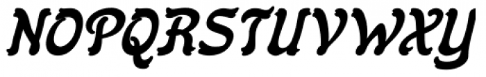 Flinscher Demi Bold Italic Font UPPERCASE
