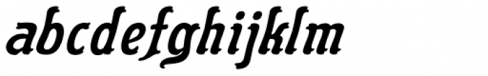 Flinscher Demi Bold Italic Font LOWERCASE