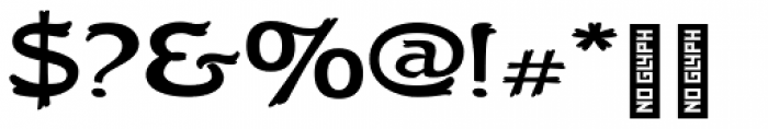 Flinscher Expanded Font OTHER CHARS