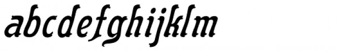 Flinscher Italic Font LOWERCASE