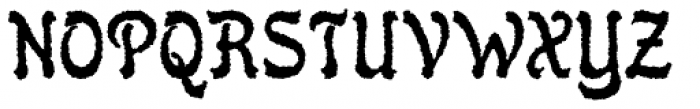Flinscher Weathered Font UPPERCASE