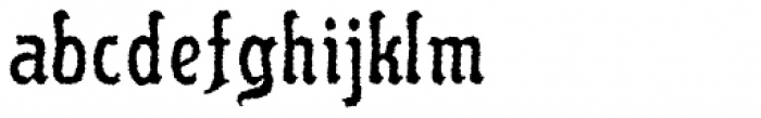 Flinscher Weathered Font LOWERCASE