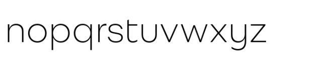 Fliper Extra Light Font LOWERCASE