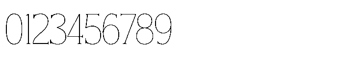 Float Serif Font OTHER CHARS