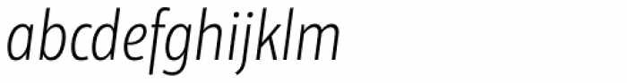 Floki Light Italic Font LOWERCASE