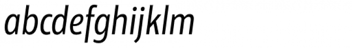 Floki Semi Light Italic Font LOWERCASE