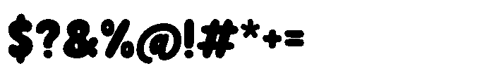 Flompy Font OTHER CHARS