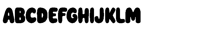 Flompy Font UPPERCASE