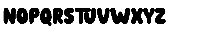 Flompy Font UPPERCASE