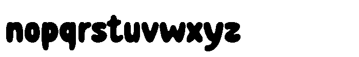 Flompy Font LOWERCASE