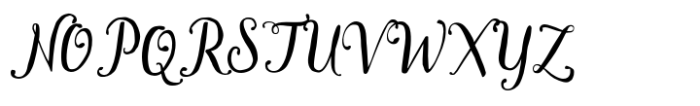Florabella Script Font UPPERCASE