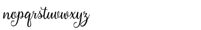 Florabella Script Font LOWERCASE