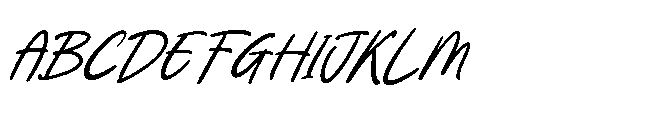 Floral Buttercup Italic Font UPPERCASE