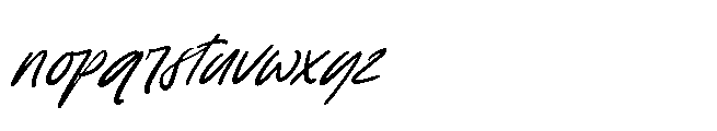 Floral Buttercup Italic Font LOWERCASE