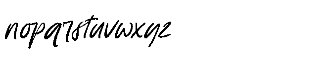 Floral Buttercup Regular Font LOWERCASE