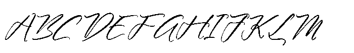 Floral Wish Italic Font UPPERCASE