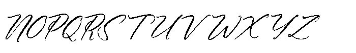 Floral Wish Italic Font UPPERCASE