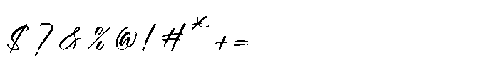 Floral Wish Regular Font OTHER CHARS