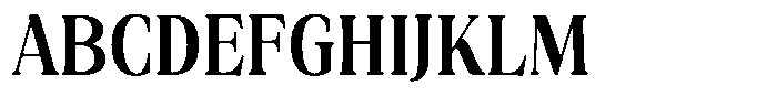 Floranza Font UPPERCASE