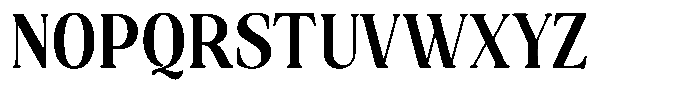 Floranza Font UPPERCASE