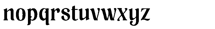 Floranza Font LOWERCASE