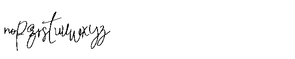 Florastina Signature Font LOWERCASE