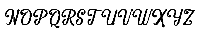 Floravine Romantic Font UPPERCASE