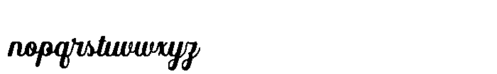 Floravine Romantic Font LOWERCASE