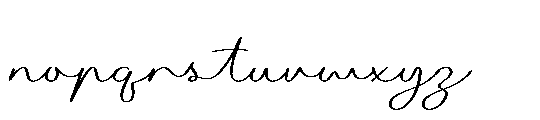 Florelie Font LOWERCASE