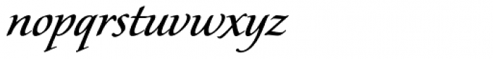 Florens Regular Font LOWERCASE