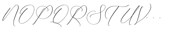Florens Script Regular Font UPPERCASE
