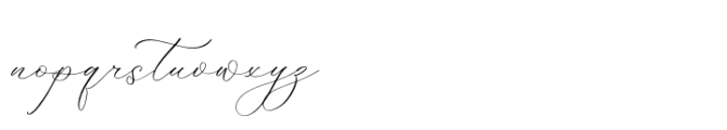 Florens Script Regular Font LOWERCASE
