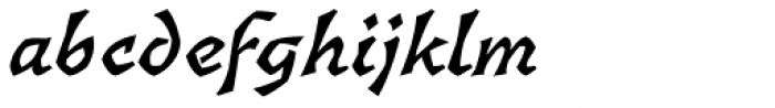 Florentin 2D Bold Italic Font LOWERCASE