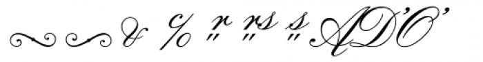 Florentine Script II Alt Font LOWERCASE