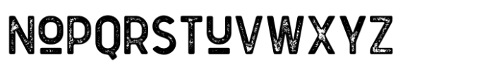Florest Textured Textured 2 Font LOWERCASE