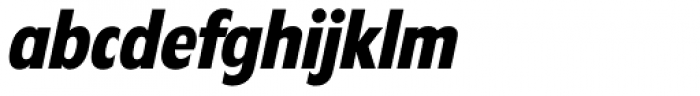 Florida Serial ExtraBold Italic Font LOWERCASE