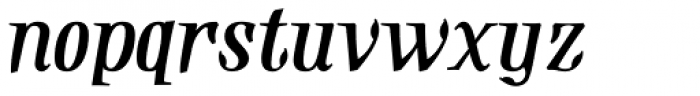 Floridium Pro LV Italic Font LOWERCASE