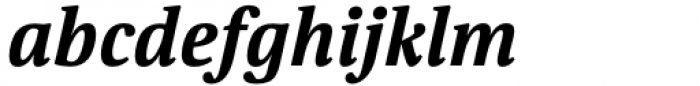 Floris Text Bold Italic Font LOWERCASE
