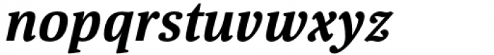 Floris Text Bold Italic Font LOWERCASE