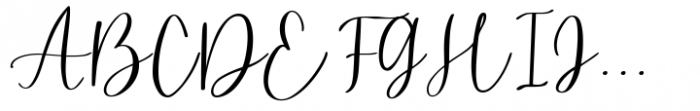 Floristica Regular Font UPPERCASE