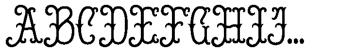 Florivea Font UPPERCASE