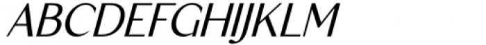 Floukista Light Italic Font UPPERCASE