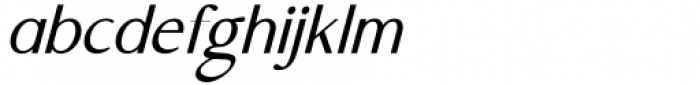 Floukista Light Italic Font LOWERCASE