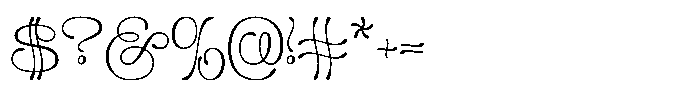 Flourel Font OTHER CHARS