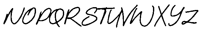 Flourique Font UPPERCASE