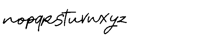 Flourique Font LOWERCASE